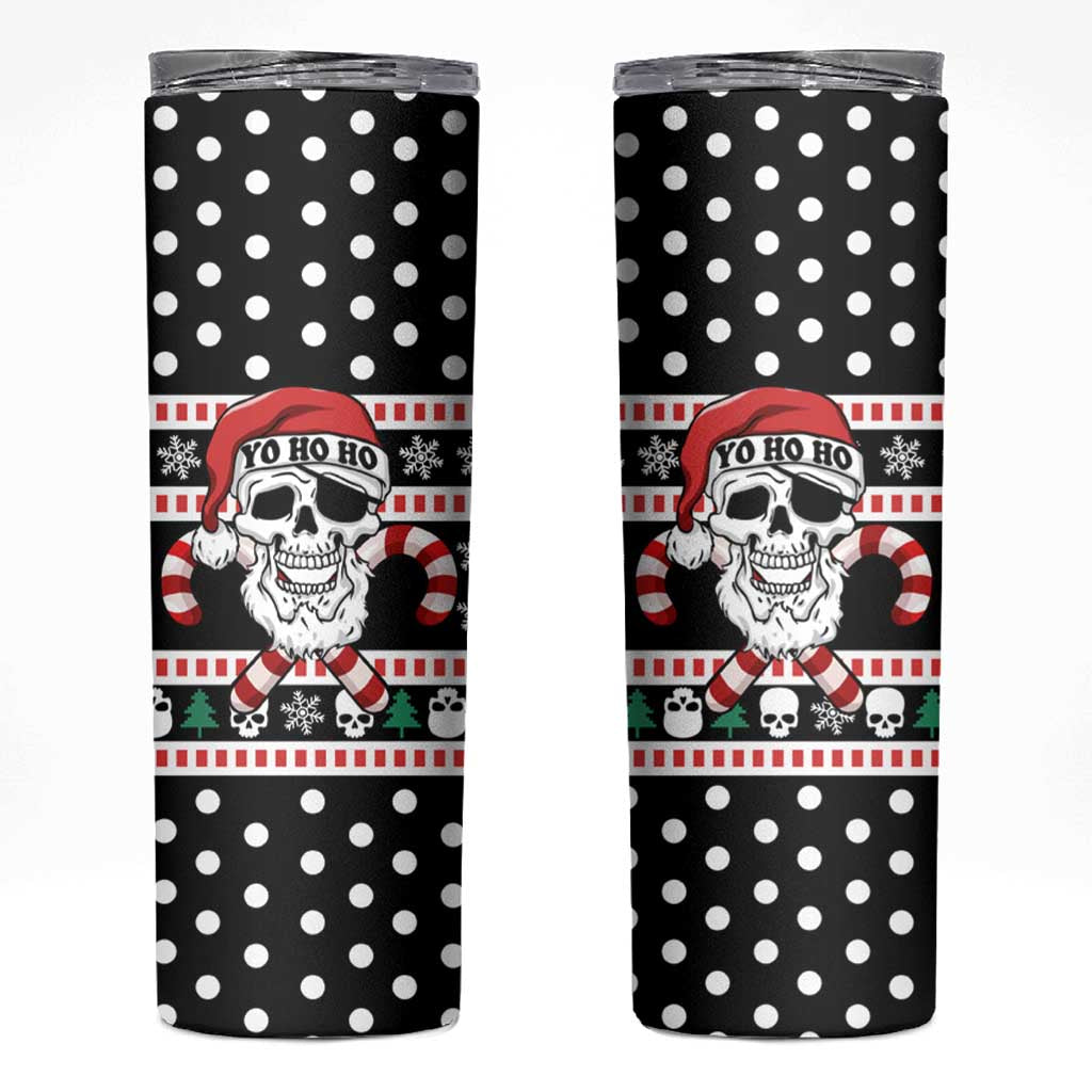 Skull Creepmas Christmas Yall Christmas Skinny Tumbler Xmas Holiday Patterns - Wonder Print Shop
