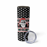 Skull Creepmas Christmas Yall Christmas Skinny Tumbler Xmas Holiday Patterns - Wonder Print Shop