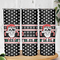 Skull Creepmas Christmas Yall Christmas Skinny Tumbler Xmas Holiday Patterns - Wonder Print Shop