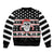 Skull Creepmas Christmas Yall Christmas Sleeve Zip Bomber Jacket Xmas Holiday Patterns - Wonder Print Shop