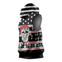 Skull Creepmas Christmas Yall Christmas Sleeveless Hoodie Xmas Holiday Patterns - Wonder Print Shop