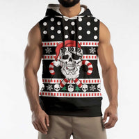 Skull Creepmas Christmas Yall Christmas Sleeveless Hoodie Xmas Holiday Patterns - Wonder Print Shop