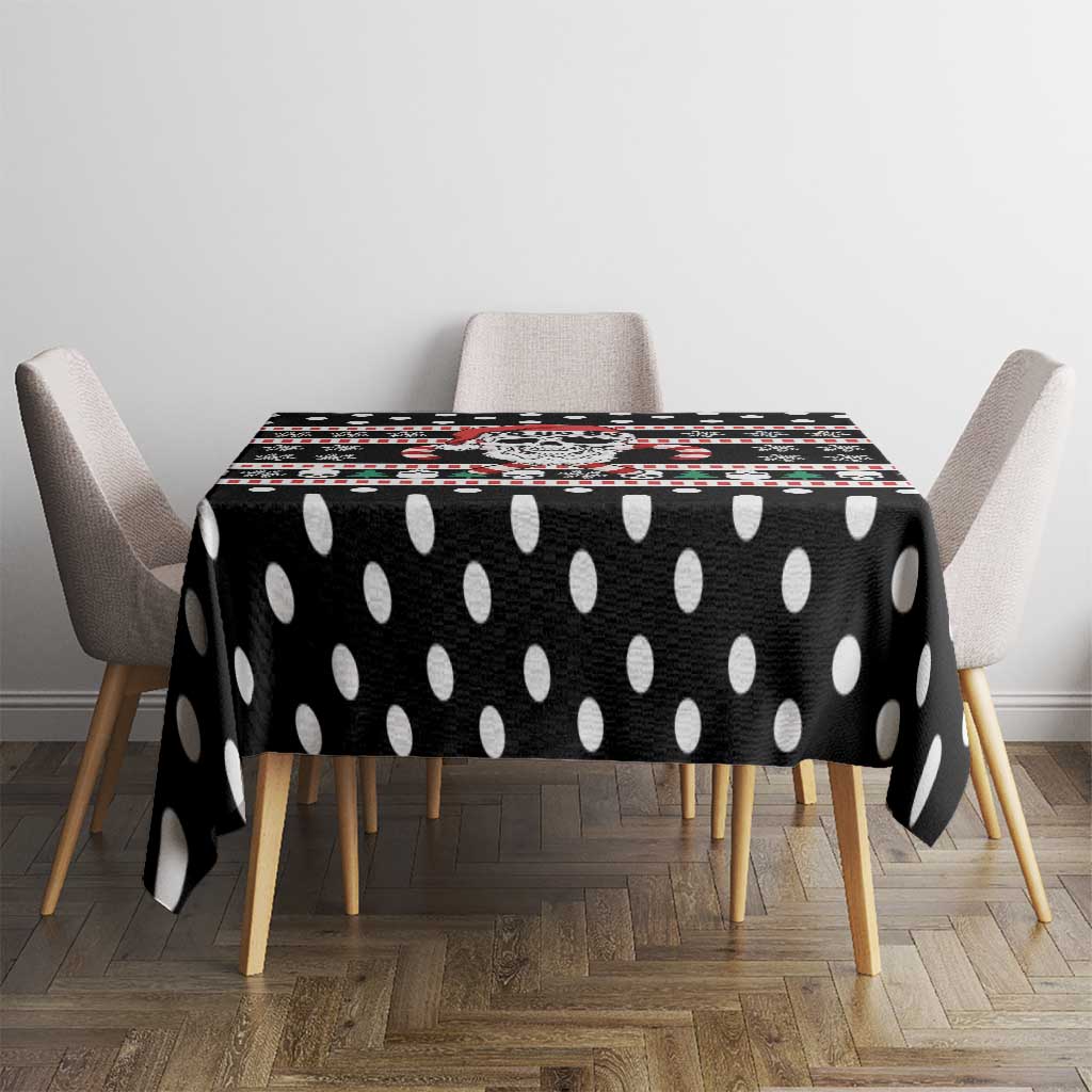 Skull Creepmas Christmas Yall Christmas Tablecloth Xmas Holiday Patterns - Wonder Print Shop