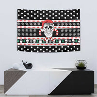 Skull Creepmas Christmas Yall Christmas Tapestry Xmas Holiday Patterns - Wonder Print Shop