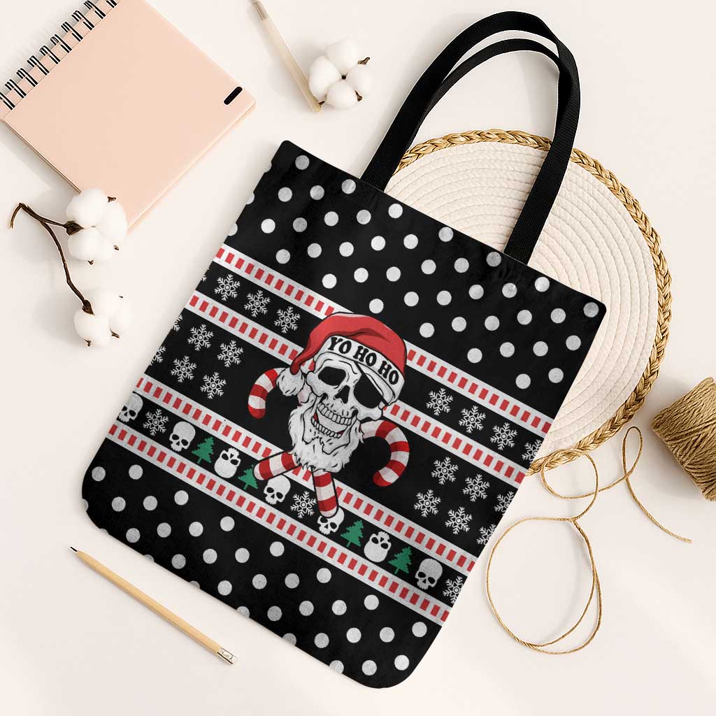 Skull Creepmas Christmas Yall Christmas Tote Bag Xmas Holiday Patterns - Wonder Print Shop