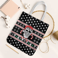 Skull Creepmas Christmas Yall Christmas Tote Bag Xmas Holiday Patterns - Wonder Print Shop