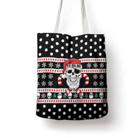 Skull Creepmas Christmas Yall Christmas Tote Bag Xmas Holiday Patterns - Wonder Print Shop