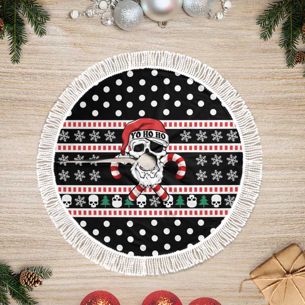 Skull Creepmas Christmas Yall Christmas Tree Skirt Xmas Holiday Patterns - Wonder Print Shop