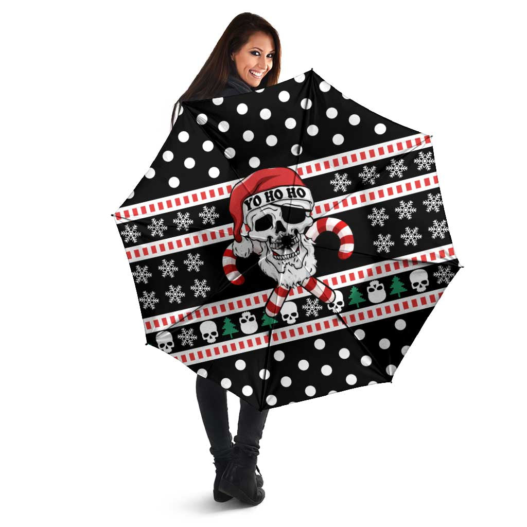 Skull Creepmas Christmas Yall Christmas Umbrella Xmas Holiday Patterns - Wonder Print Shop