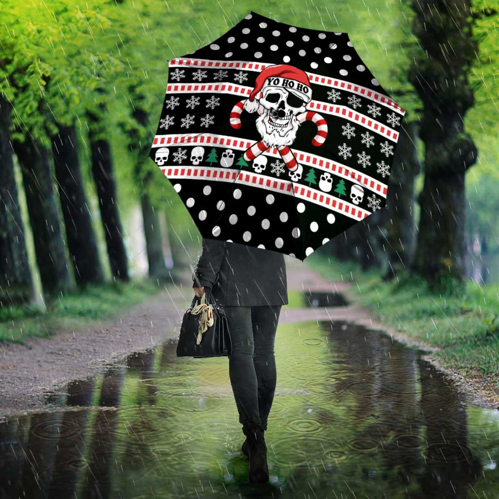 Skull Creepmas Christmas Yall Christmas Umbrella Xmas Holiday Patterns - Wonder Print Shop