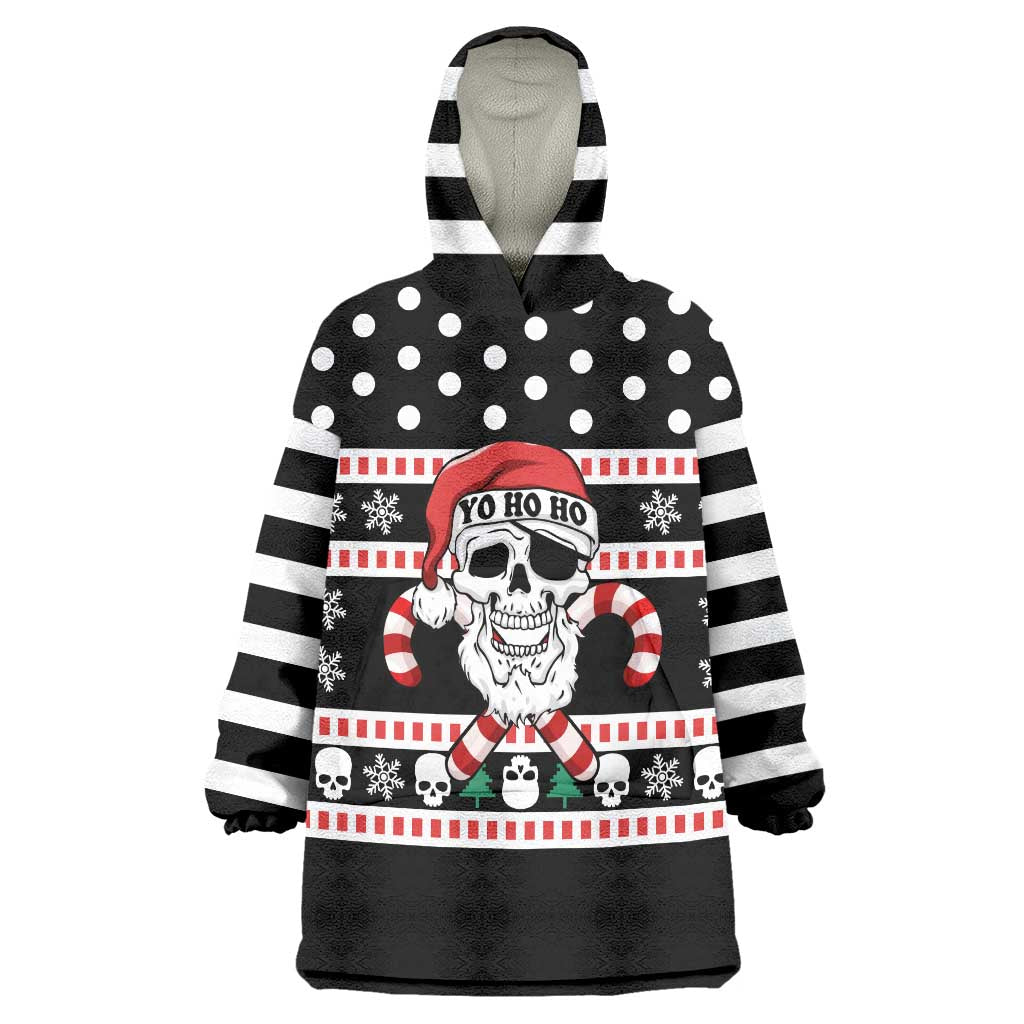 Skull Creepmas Christmas Yall Christmas Wearable Blanket Hoodie Xmas Holiday Patterns - Wonder Print Shop