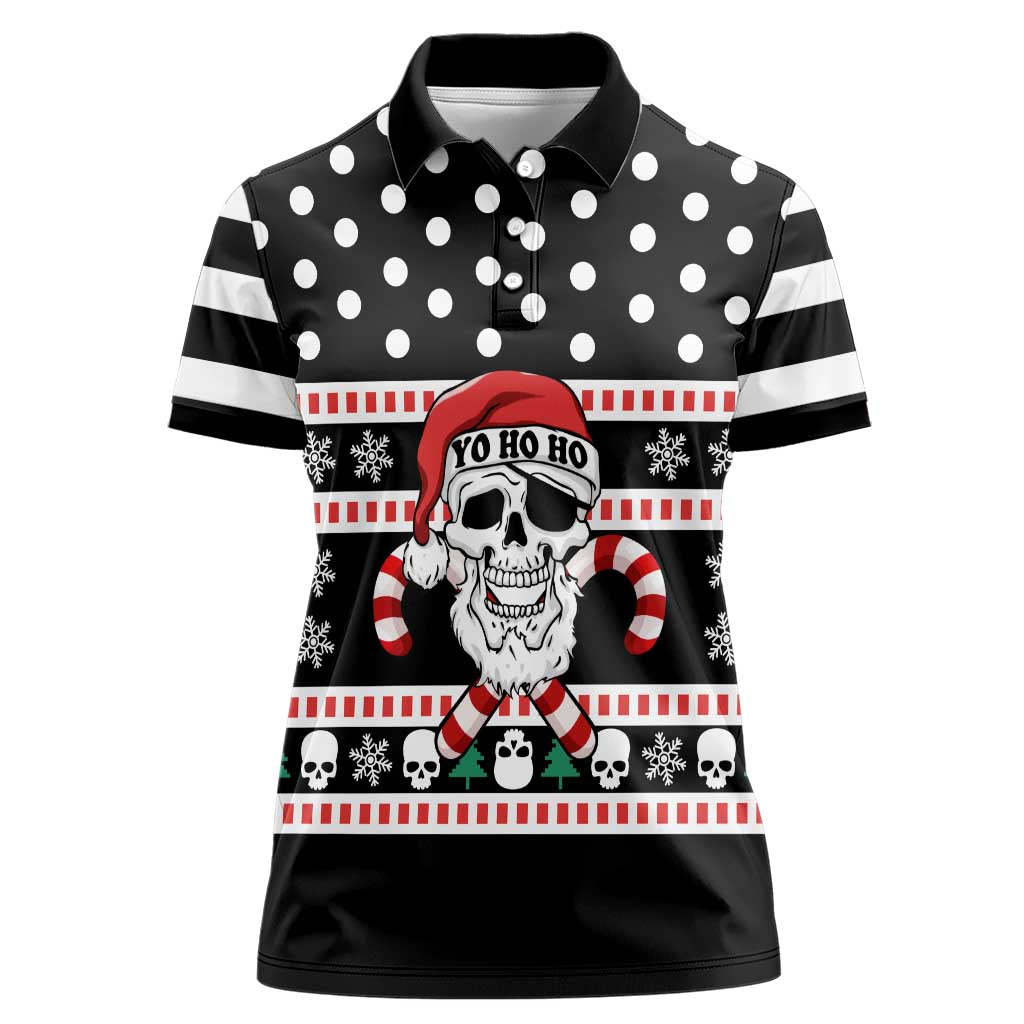 Skull Creepmas Christmas Yall Christmas Women Polo Shirt Xmas Holiday Patterns - Wonder Print Shop