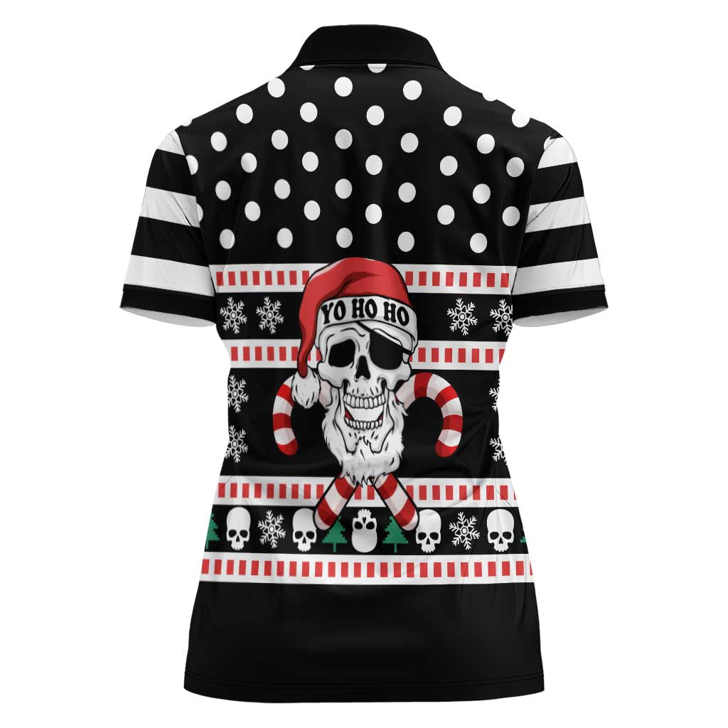 Skull Creepmas Christmas Yall Christmas Women Polo Shirt Xmas Holiday Patterns - Wonder Print Shop