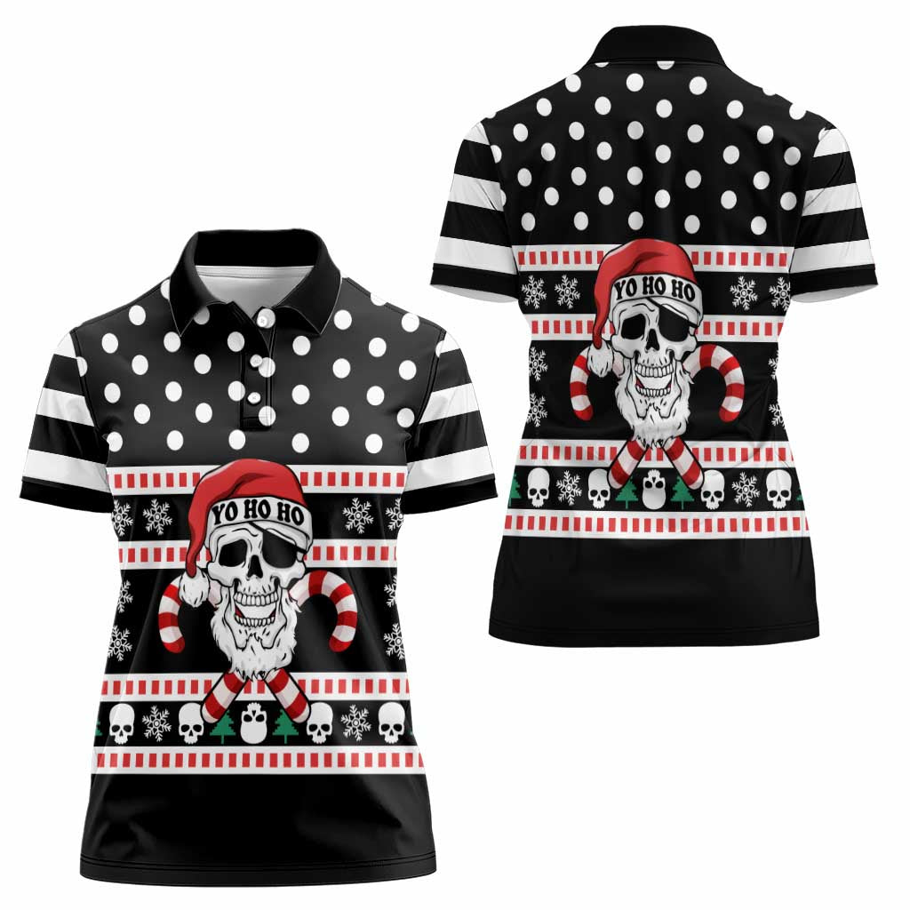 Skull Creepmas Christmas Yall Christmas Women Polo Shirt Xmas Holiday Patterns - Wonder Print Shop
