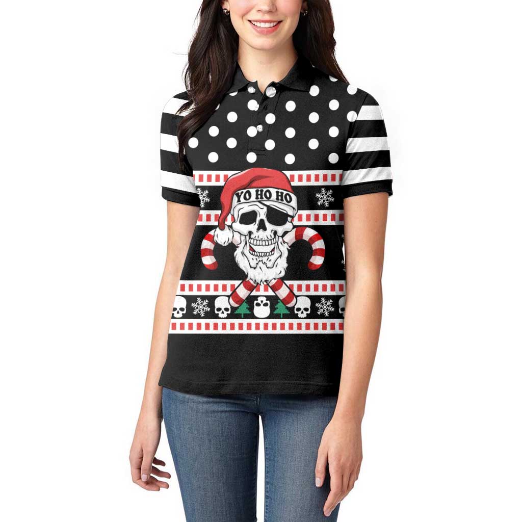 Skull Creepmas Christmas Yall Christmas Women Polo Shirt Xmas Holiday Patterns - Wonder Print Shop