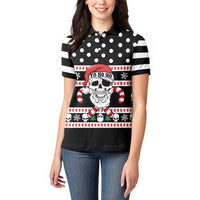 Skull Creepmas Christmas Yall Christmas Women Polo Shirt Xmas Holiday Patterns - Wonder Print Shop