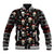 Skull Face Christmas Baseball Jacket Xmas Holiday Patterns - Wonder Print Shop