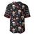 Skull Face Christmas Baseball Jersey Xmas Holiday Patterns - Wonder Print Shop