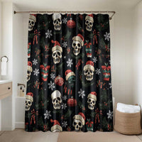 Skull Face Christmas Bathroom Set Xmas Holiday Patterns - Wonder Print Shop
