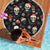 Skull Face Christmas Beach Blanket Xmas Holiday Patterns - Wonder Print Shop