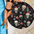 Skull Face Christmas Beach Blanket Xmas Holiday Patterns - Wonder Print Shop
