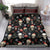 Skull Face Christmas Bedding Set Xmas Holiday Patterns - Wonder Print Shop