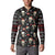 Skull Face Christmas Button Sweatshirt Xmas Holiday Patterns - Wonder Print Shop