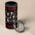 Skull Face Christmas 4 in 1 Can Cooler Tumbler Xmas Holiday Patterns - Wonder Print Shop