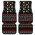 Skull Face Christmas Car Mats Xmas Holiday Patterns - Wonder Print Shop