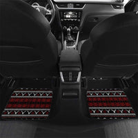Skull Face Christmas Car Mats Xmas Holiday Patterns - Wonder Print Shop