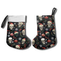 Skull Face Christmas Stocking Xmas Holiday Patterns - Wonder Print Shop