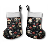 Skull Face Christmas Stocking Xmas Holiday Patterns - Wonder Print Shop