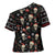 Skull Face Christmas Cross Shoulder Shirt Xmas Holiday Patterns - Wonder Print Shop