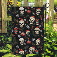 Skull Face Christmas Garden Flag Xmas Holiday Patterns - Wonder Print Shop