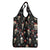 Skull Face Christmas Grocery Bag Xmas Holiday Patterns - Wonder Print Shop