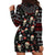 Skull Face Christmas Hoodie Dress Xmas Holiday Patterns - Wonder Print Shop