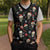 Skull Face Christmas Knitted V-Neck Vest Xmas Holiday Patterns - Wonder Print Shop