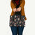 Skull Face Christmas Leather Bag Xmas Holiday Patterns - Wonder Print Shop