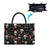 Skull Face Christmas Leather Bag Xmas Holiday Patterns - Wonder Print Shop