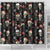 Skull Face Christmas Shower Curtain Xmas Holiday Patterns - Wonder Print Shop