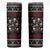 Skull Face Christmas Skinny Tumbler Xmas Holiday Patterns - Wonder Print Shop