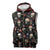 Skull Face Christmas Sleeveless Zip Hoodie Xmas Holiday Patterns - Wonder Print Shop
