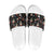 Skull Face Christmas Slide Sandals Xmas Holiday Patterns - Wonder Print Shop