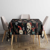 Skull Face Christmas Tablecloth Xmas Holiday Patterns - Wonder Print Shop