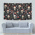 Skull Face Christmas Tapestry Xmas Holiday Patterns - Wonder Print Shop