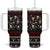 Skull Face Christmas Tumbler With Handle Xmas Holiday Patterns - Wonder Print Shop