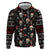 Skull Face Christmas Zip Hoodie Xmas Holiday Patterns - Wonder Print Shop