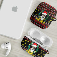 Skull Have A Rad Christmas AirPods Case Xmas Holiday Patterns - Wonder Print Shop