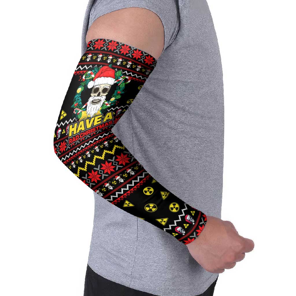 Skull Have A Rad Christmas Arm Sleeves Xmas Holiday Patterns - Wonder Print Shop