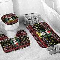 Skull Have A Rad Christmas Bathroom Set Xmas Holiday Patterns - Wonder Print Shop